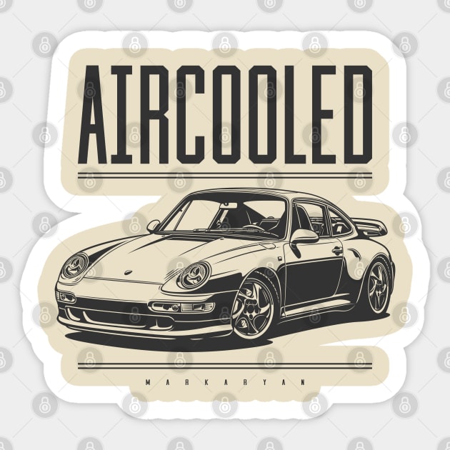 993 Turbo S Sticker by Markaryan